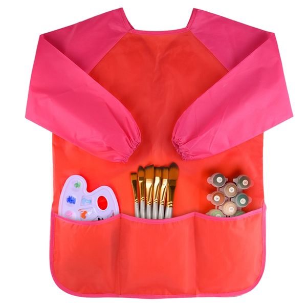 waterproof children's drawing blouse children's art apron machine washable with 3 spacious pockets red
waterproof children's drawing blouse children's art apron machine washable with 3 spacious pockets red