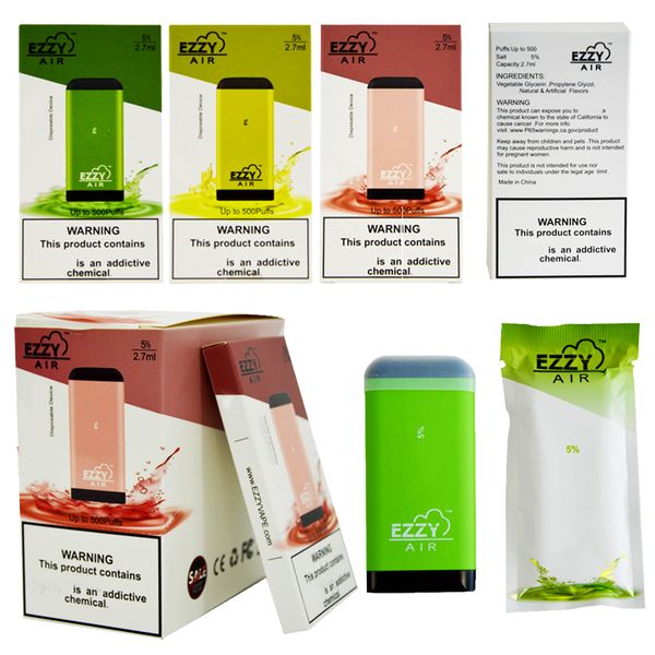 Newest EZZY AIR Disposable Device Pod Vape Pen 2.7ml Vaporizer 450mAh Battery Empty Vape Pen Starter Kit E Cigarettes Vape Kits
Newest EZZY AIR Disposable Device Pod Vape Pen 2.7ml Vaporizer 450mAh Battery Empty Vape Pen Starter Kit E Cigarettes Vape Kits