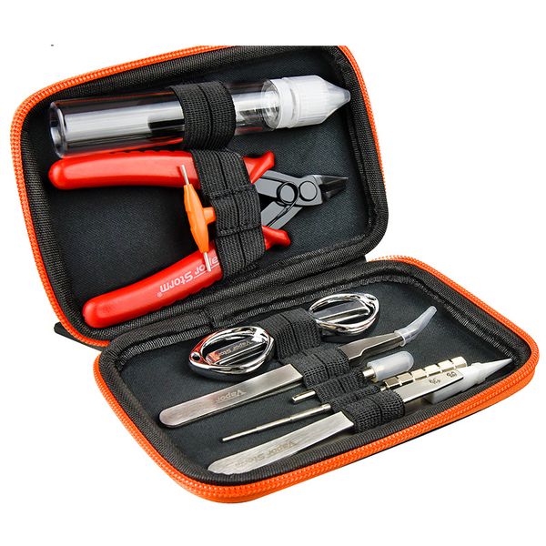 Original V1 Tool Kit Set from Vapor Storm for vape DIY RDA RBA Building Coil Jig Screwdriver Scissors Tweezer Brush Carry Bag DHL
Original V1 Tool Kit Set from Vapor Storm for vape DIY RDA RBA Building Coil Jig Screwdriver Scissors Tweezer Brush Carry Bag DHL