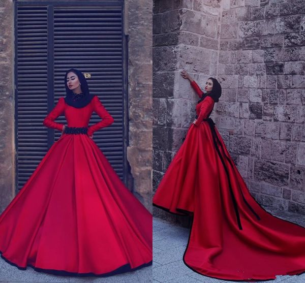 2019 новый мусульманский с длинными рукавами вечерние платья с высоким вырезом из бисера атласное красное платье выпускного вечера с бусинка, Black;red
2019 новый мусульманский с длинными рукавами вечерние платья с высоким вырезом из бисера атласное красное платье выпускного вечера с бусинка, Black;red