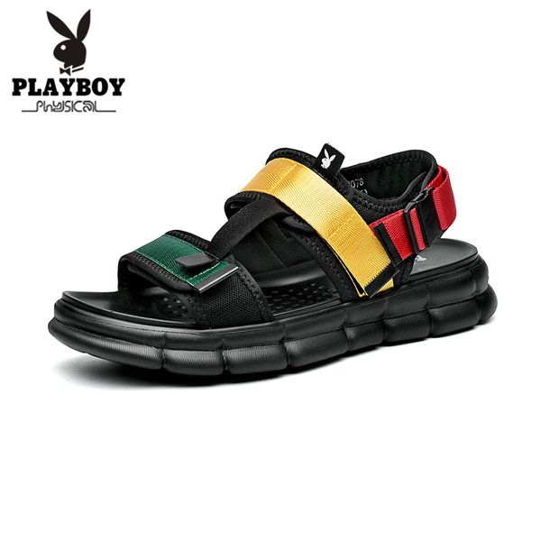 playboy men's shoes summer new men sandals fashion youth casual beach convenient breathable lycra fabriccushioning shoes men, Black
playboy men's shoes summer new men sandals fashion youth casual beach convenient breathable lycra fabriccushioning shoes men, Black
