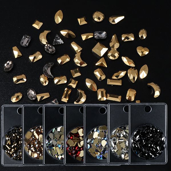 mixed design nail rhinestones ab color champagne 3d glass rhinestones small irregular beads manicure nail art decoration, Silver;gold
mixed design nail rhinestones ab color champagne 3d glass rhinestones small irregular beads manicure nail art decoration, Silver;gold