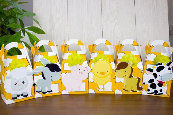 12pcs baby shower favors farm animal favor box candy box souvenir boy/girl kids event & party supplies
12pcs baby shower favors farm animal favor box candy box souvenir boy/girl kids event & party supplies