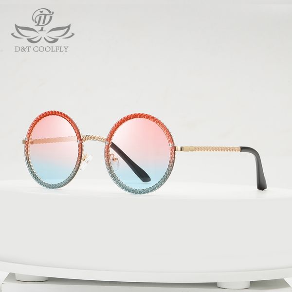 d&t 2019 new round sunglasses women men fashion vintage metal frame rimmed lens luxury large brand desinger acrylic sunglasses, White;black
d&t 2019 new round sunglasses women men fashion vintage metal frame rimmed lens luxury large brand desinger acrylic sunglasses, White;black