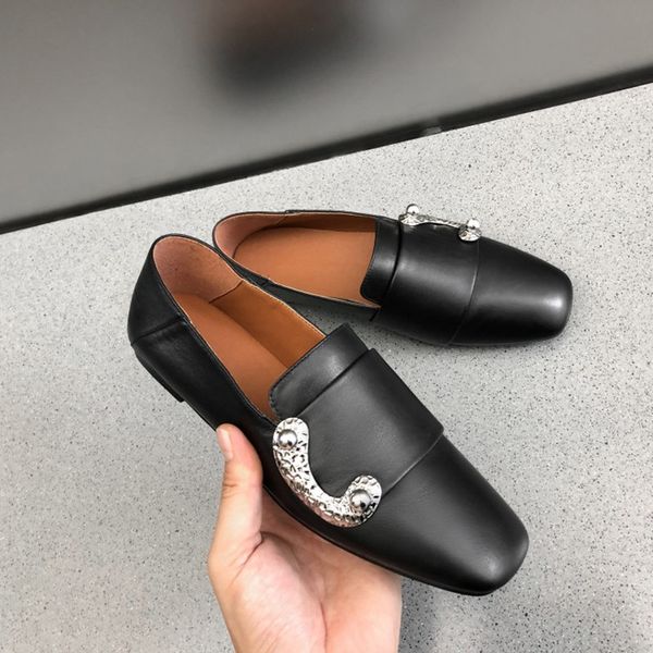 mljuese 2020 women flats autumn spring cow leather slip on square toe black color ballet flats shoes party dress wedding size 42
mljuese 2020 women flats autumn spring cow leather slip on square toe black color ballet flats shoes party dress wedding size 42