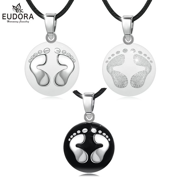 eudora pregnancy bola harmony pendant silver & black feet harmony ball necklace for pregnant woman pregnancy new mom gift b224
eudora pregnancy bola harmony pendant silver & black feet harmony ball necklace for pregnant woman pregnancy new mom gift b224