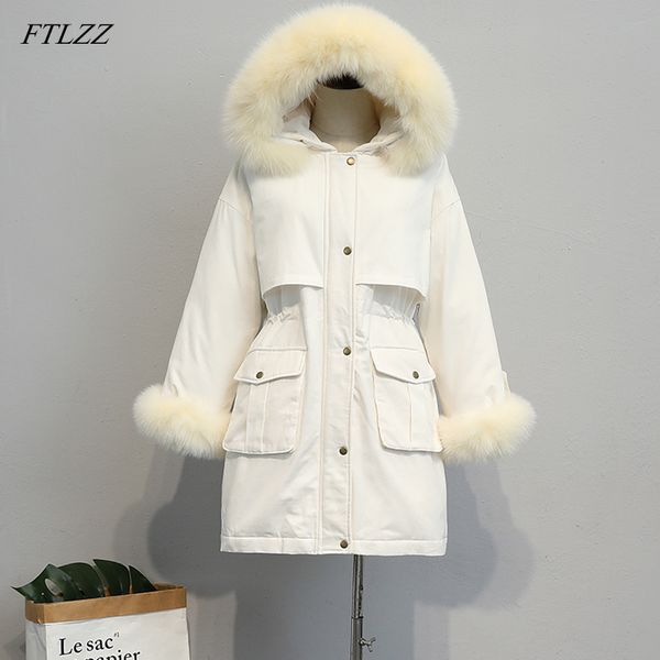 ftlzz new winter real fur collar jacket women hoodedwhite duck down parkas female slim warm snow long down sweet coat outwear, Black
ftlzz new winter real fur collar jacket women hoodedwhite duck down parkas female slim warm snow long down sweet coat outwear, Black