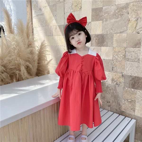 girl's dresses 2021 summer arrival girls fashion long sleeve red dress kids princess for, Red;yellow
girl's dresses 2021 summer arrival girls fashion long sleeve red dress kids princess for, Red;yellow