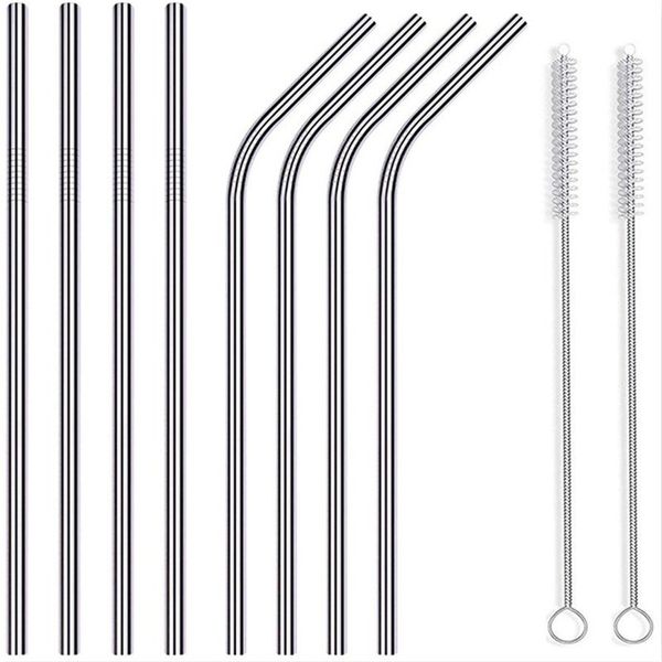 stainless steel drinking straws reusable straight and bend metal straws extra long stainless steel straw cleaning brush for coffee juice tea
stainless steel drinking straws reusable straight and bend metal straws extra long stainless steel straw cleaning brush for coffee juice tea