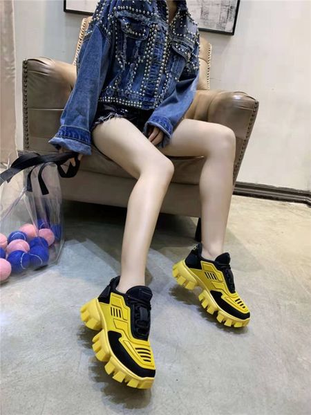 fashion brand women's shoes luxury platform shoes p home daddy shoes lovers wild colorblock thick sneakers, Black
fashion brand women's shoes luxury platform shoes p home daddy shoes lovers wild colorblock thick sneakers, Black