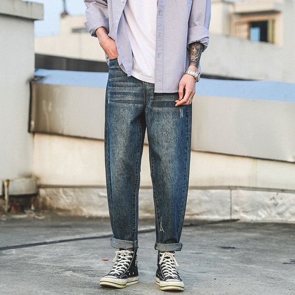 jeans men summer new japanese jeans men's pants tide brand loose harem pants fashion retro wash men's trousers, Blue
jeans men summer new japanese jeans men's pants tide brand loose harem pants fashion retro wash men's trousers, Blue
