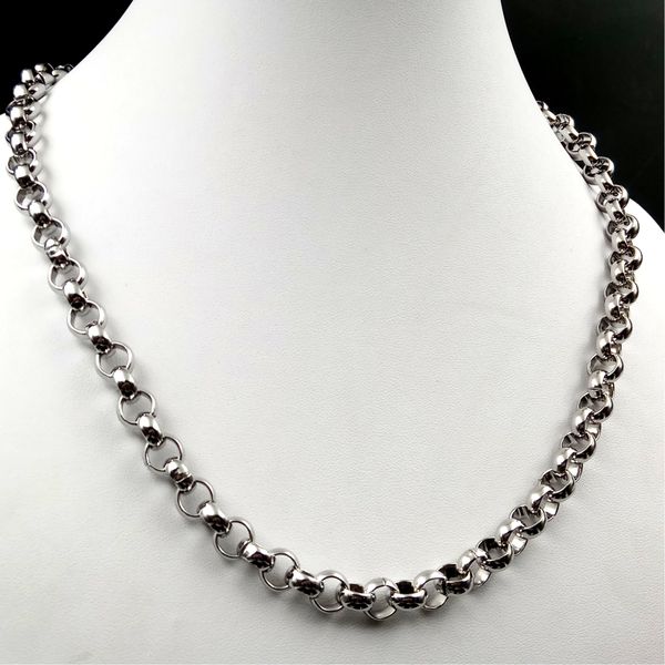2020 jewelry 18-40 inch father gifts 10mm silver stainless steel huge fashion shiny round rolo link- chain necklace
2020 jewelry 18-40 inch father gifts 10mm silver stainless steel huge fashion shiny round rolo link- chain necklace