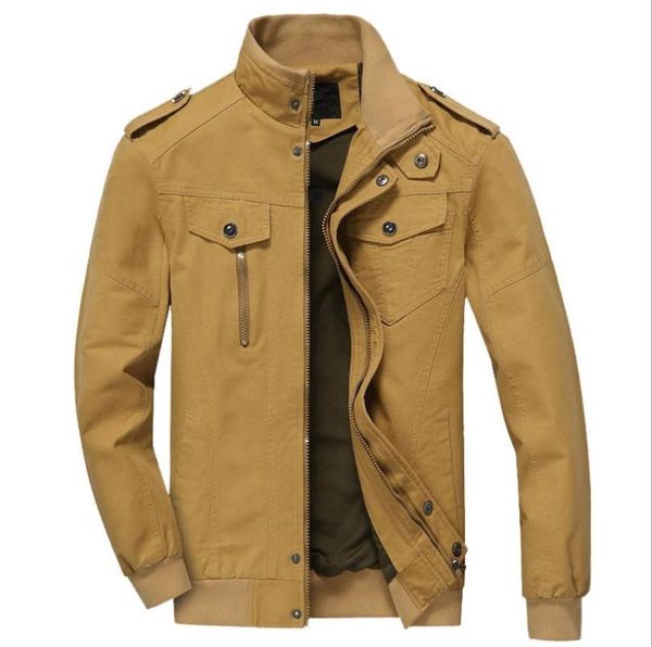 men's jackets m/6xl mens spring autumn bomber cotton workout jacket large size leisure male slim fit army coats j3025, Black;brown
men's jackets m/6xl mens spring autumn bomber cotton workout jacket large size leisure male slim fit army coats j3025, Black;brown