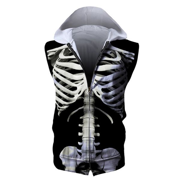 european and american fashion trends digital printing european size sleeveless hooded vests blouse hoodies, Black
european and american fashion trends digital printing european size sleeveless hooded vests blouse hoodies, Black