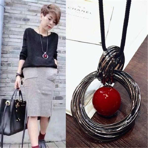 red white pearl ball pendant long necklaces vintage silver double circles necklace for women maxi necklace fashion jewelry
red white pearl ball pendant long necklaces vintage silver double circles necklace for women maxi necklace fashion jewelry