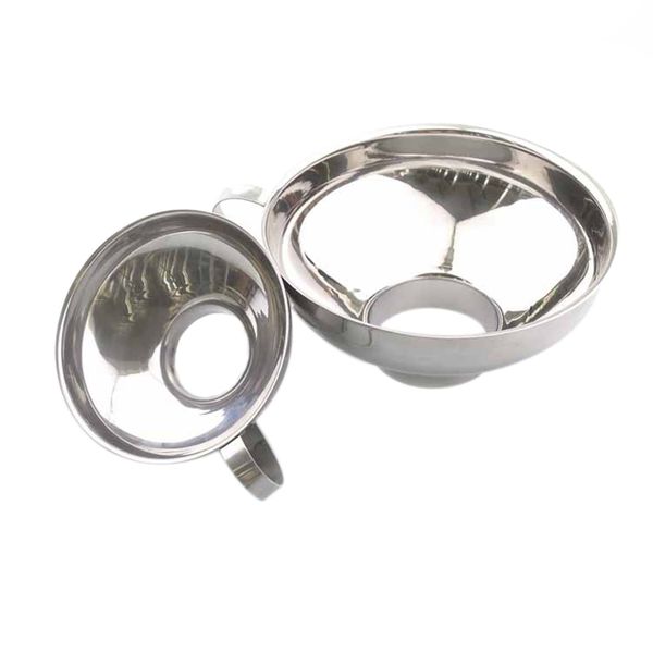 2 pcs set funnel for wide and regular jars useful stainless steel wide mouth canning funnel large mouth funnels for beans sauces
2 pcs set funnel for wide and regular jars useful stainless steel wide mouth canning funnel large mouth funnels for beans sauces