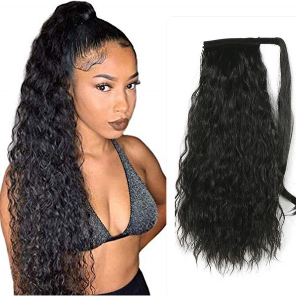 100 human curly wavy ponytail drawstring hair piece wet wavy brazilian hair pony tail 160g natural hairstyle wraps dye free, Black
100 human curly wavy ponytail drawstring hair piece wet wavy brazilian hair pony tail 160g natural hairstyle wraps dye free, Black