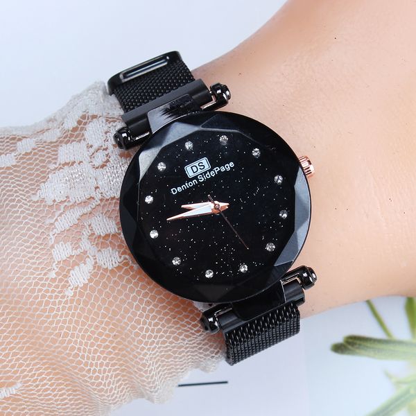 luxury rose gold women watches starry sky magnetic female wristwatch waterproof rhinestone clock wristwatch, Slivery;brown
luxury rose gold women watches starry sky magnetic female wristwatch waterproof rhinestone clock wristwatch, Slivery;brown