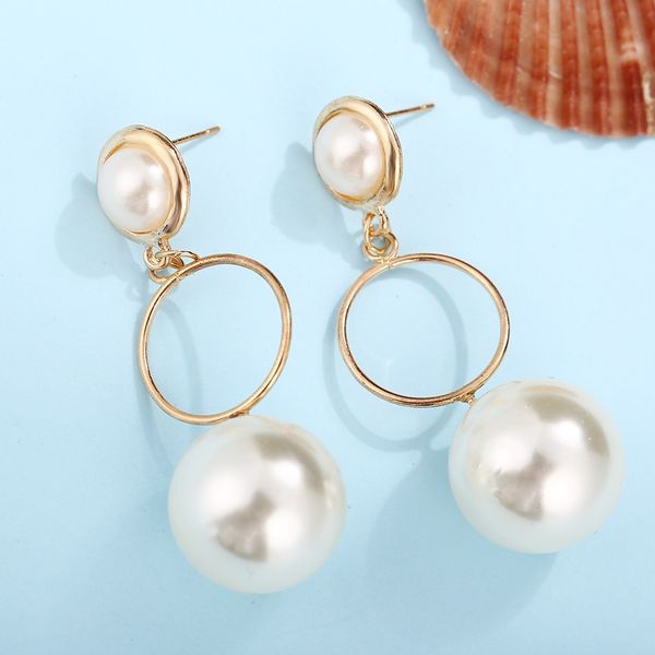 fashion-r women earring pearl alloy dangle earrings individuality earrings for women party birthday new year christmas gift, Golden
fashion-r women earring pearl alloy dangle earrings individuality earrings for women party birthday new year christmas gift, Golden