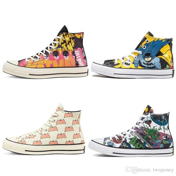 1970 совместно batman 80 лет 1970 тапки высокая низкая женщины холст повседневная обувь размер 36-39, Black
1970 совместно batman 80 лет 1970 тапки высокая низкая женщины холст повседневная обувь размер 36-39, Black