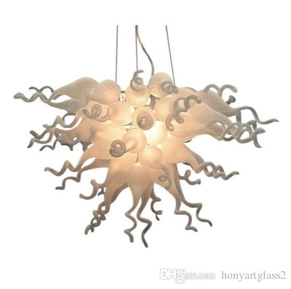 white modern style hand blown murano glass chandelier lamps milky white color urban design for table decoration
white modern style hand blown murano glass chandelier lamps milky white color urban design for table decoration
