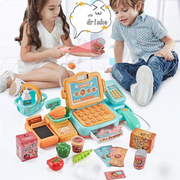 24psc/set electronic supermarket cash register kits kids toy simulated checkout counter role pretend play cashier shopping toys
24psc/set electronic supermarket cash register kits kids toy simulated checkout counter role pretend play cashier shopping toys