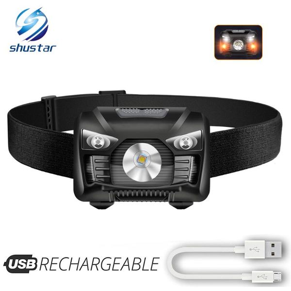 headlamps rechargeable led headlamp induction switch headlight red light + white can be used for fishing, cycling, adventure, etc.
headlamps rechargeable led headlamp induction switch headlight red light + white can be used for fishing, cycling, adventure, etc.