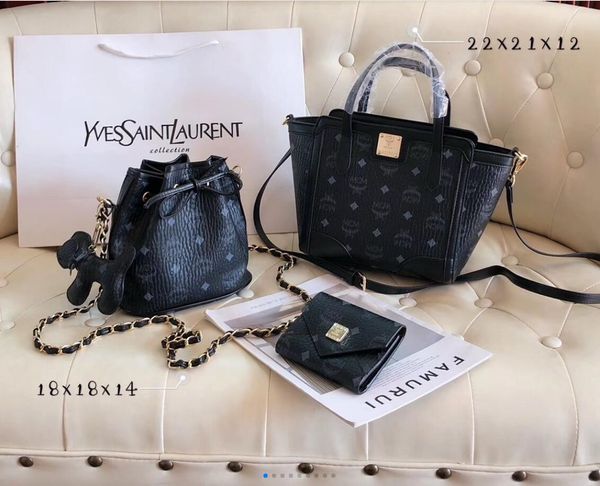 2020 new high-quality classic ladies handbags women's new leather three-piece wallet ladies shoulder bag black bucket bag
2020 new high-quality classic ladies handbags women's new leather three-piece wallet ladies shoulder bag black bucket bag