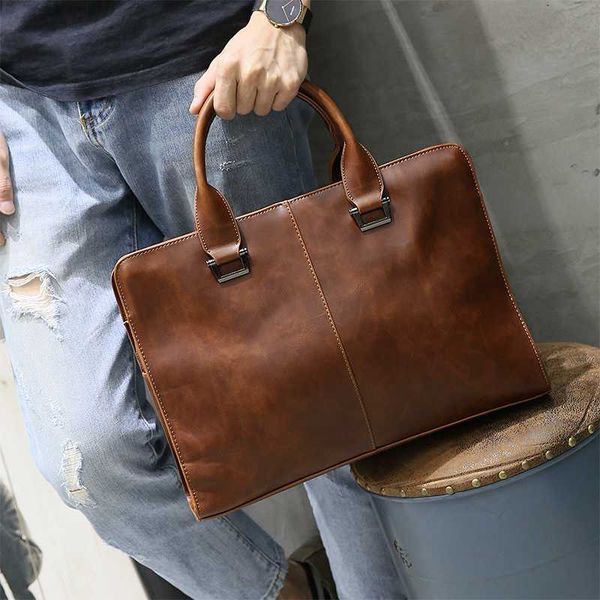 сяо.p мужская бизнес повседневная сумка crazy horse pu кожаный портфель документ tote сумки большой емкости одно плечо crossbody сумка
сяо.p мужская бизнес повседневная сумка crazy horse pu кожаный портфель документ tote сумки большой емкости одно плечо crossbody сумка