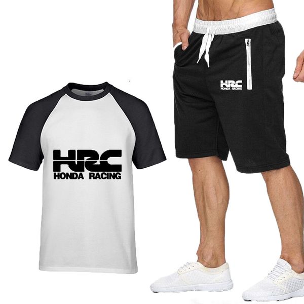 summer mens short sleeve hrc race sleeve motorcycle fashion casual mens crew neck cotton t-shirt+t shirts shorts suit 2pcs set, Gray
summer mens short sleeve hrc race sleeve motorcycle fashion casual mens crew neck cotton t-shirt+t shirts shorts suit 2pcs set, Gray