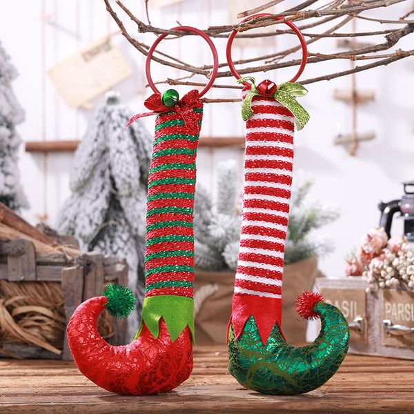 1pcs red green stripe elf boots hoop pendants christmas tree hanging ornaments xmas new year decor home party decoration 62656
1pcs red green stripe elf boots hoop pendants christmas tree hanging ornaments xmas new year decor home party decoration 62656