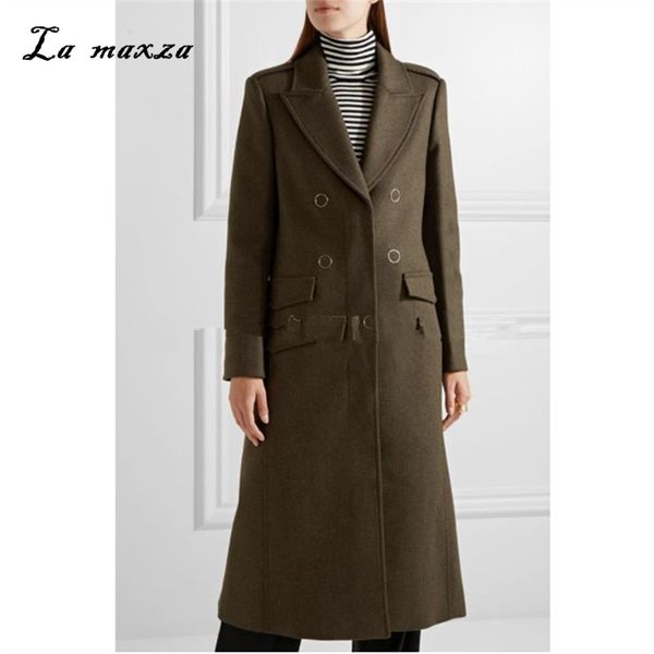 winter women wool coat 2018 elegant warm long office coat korean style fashion womens coats, Black
winter women wool coat 2018 elegant warm long office coat korean style fashion womens coats, Black