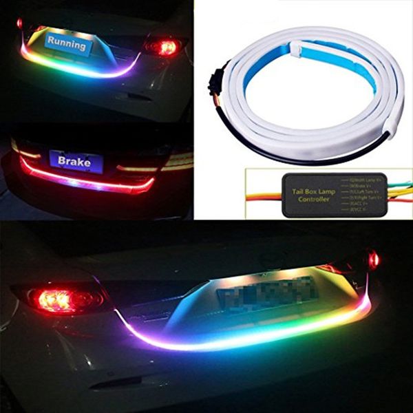 car slight led strip dynamic streamer floating 12v auto trunk tail brake running turn signal lamp brake tail box light
car slight led strip dynamic streamer floating 12v auto trunk tail brake running turn signal lamp brake tail box light