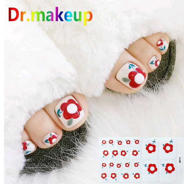 dr.makeup 22 tips/sheet toe nail stickers waterproof fashion wraps feet nail art full cover adhesive foil stickers manicure, Black
dr.makeup 22 tips/sheet toe nail stickers waterproof fashion wraps feet nail art full cover adhesive foil stickers manicure, Black