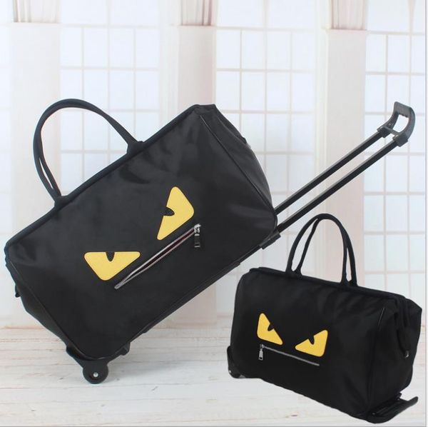 trave capacity big bag woman handbags oxford capacity luggage large with bag foldable luggage bags purse travelling wheel jdod, Red;black 
trave capacity big bag woman handbags oxford capacity luggage large with bag foldable luggage bags purse travelling wheel jdod, Red;black