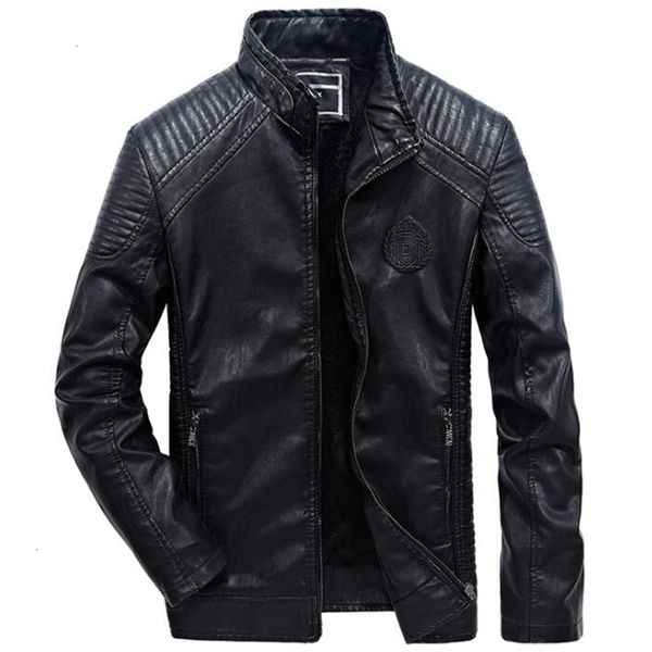 men leather jacket autumn winter pu leather coat mens plus velvet outerwear biker motorcycle classic jackets size 6xl clothes, Black
men leather jacket autumn winter pu leather coat mens plus velvet outerwear biker motorcycle classic jackets size 6xl clothes, Black