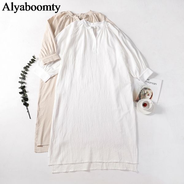 casual dresses korean style ulzzang spring autumn women shirt dress apricot vintage oversized vestidos lantern sleeve cotton linen, Black;gray
casual dresses korean style ulzzang spring autumn women shirt dress apricot vintage oversized vestidos lantern sleeve cotton linen, Black;gray