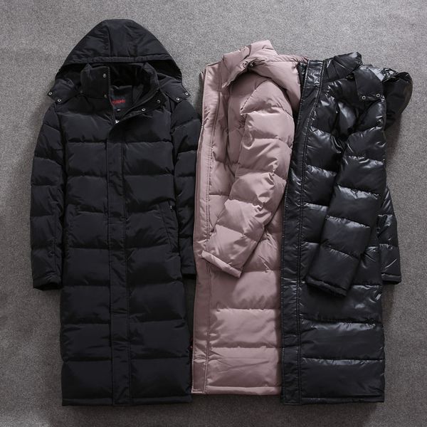men's down & parkas dhfinery mens winter jacket long design 80% white duck coat large hooded at minus 30 degrees w556, Black
men's down & parkas dhfinery mens winter jacket long design 80% white duck coat large hooded at minus 30 degrees w556, Black