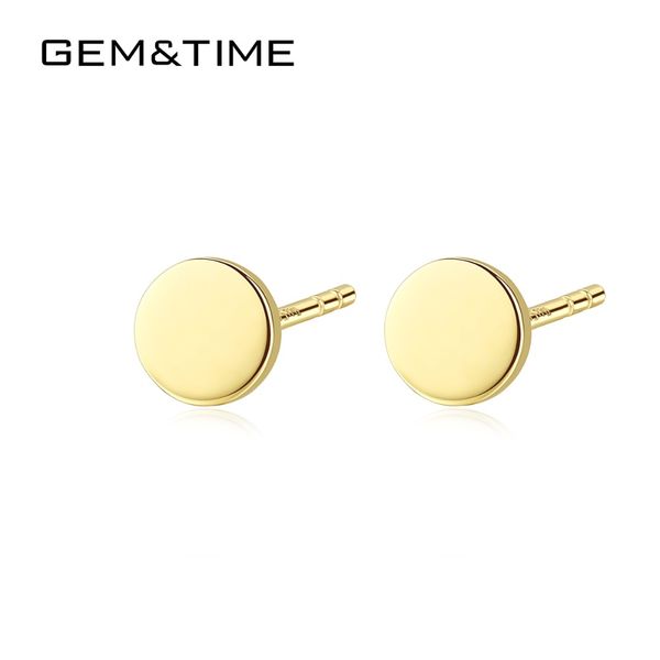gem&time round real solid 14k gold stud earrings for women wedding engagement fine jewlery yellow gold pendientes au585 e14100, Golden;silver
gem&time round real solid 14k gold stud earrings for women wedding engagement fine jewlery yellow gold pendientes au585 e14100, Golden;silver