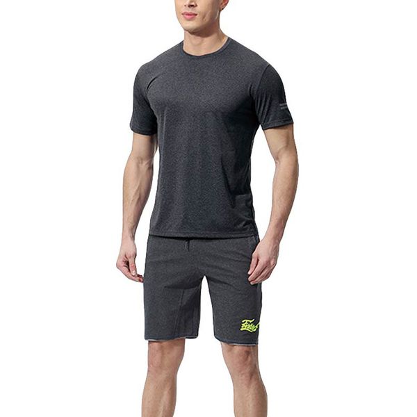 2019 spring summer 2 piece set short sleeve sport style casual tracksuit men set plus size 3xl summer shorts mens mar6, Gray
2019 spring summer 2 piece set short sleeve sport style casual tracksuit men set plus size 3xl summer shorts mens mar6, Gray