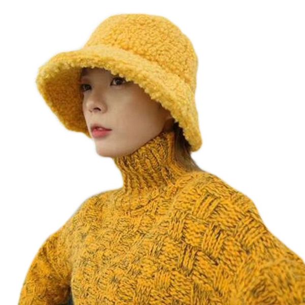 women winter faux wool bucket hat solid color fluffy plush thickenen warm wide brim sun shade retro fisherman panama cap, Blue;gray
women winter faux wool bucket hat solid color fluffy plush thickenen warm wide brim sun shade retro fisherman panama cap, Blue;gray