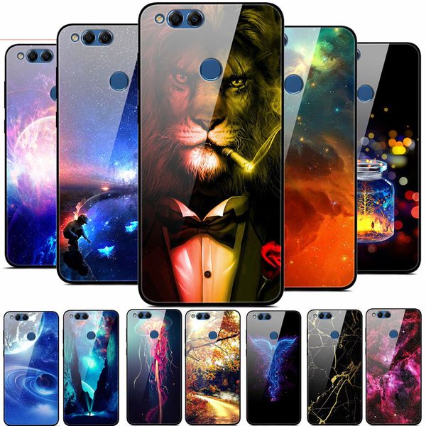 for huawei honor 7x case tempered glass planet space cover shockproof glass back case for huawei honor 7x x7 7 x 5.93" coque
for huawei honor 7x case tempered glass planet space cover shockproof glass back case for huawei honor 7x x7 7 x 5.93" coque