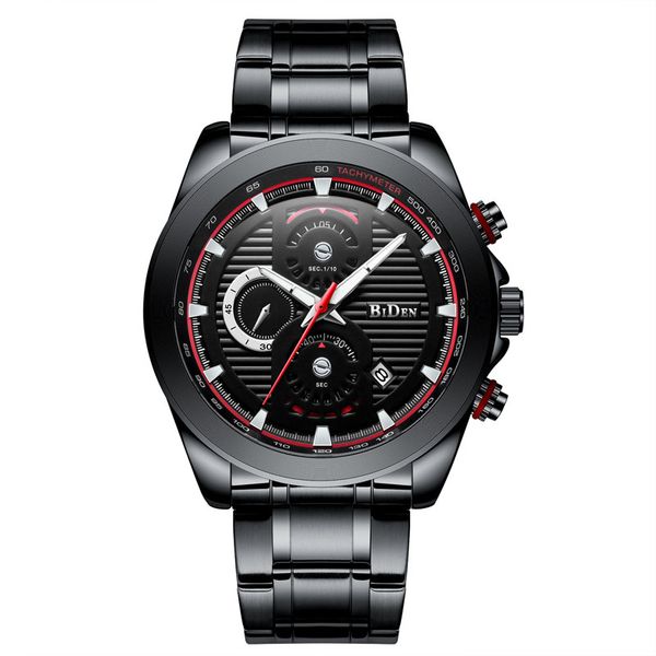 fashion men's chronograph clock quartz watches with calendar date analog military black steel wristwatch men quartz watch, Slivery;brown
fashion men's chronograph clock quartz watches with calendar date analog military black steel wristwatch men quartz watch, Slivery;brown