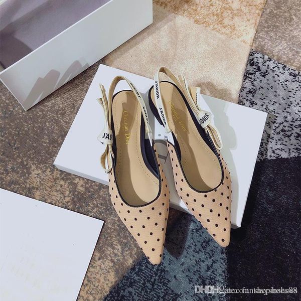 designer spring fashion girl high-heel dress party shoe wave dot with sandals female pointed letter webbing cat with flat single shoe, Black
designer spring fashion girl high-heel dress party shoe wave dot with sandals female pointed letter webbing cat with flat single shoe, Black