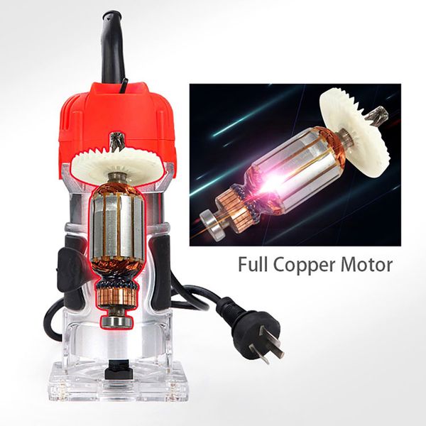 800w woodworking electric trimmer wood milling engraving slotting trimming machine hand carving machine wood router tool set s19
800w woodworking electric trimmer wood milling engraving slotting trimming machine hand carving machine wood router tool set s19