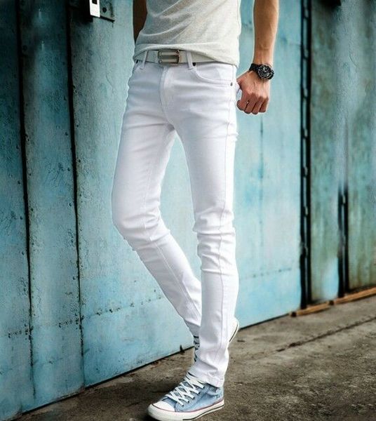 men's fashion casual trend stretch skinny jeans trousers tight pants solid new j, Blue
men's fashion casual trend stretch skinny jeans trousers tight pants solid new j, Blue