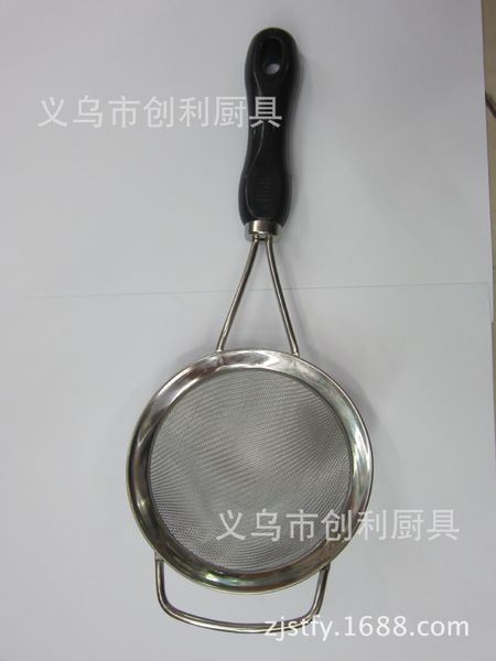 spot supplies black handle stainless steel bring ear oil grid net leakage grid 12cm
spot supplies black handle stainless steel bring ear oil grid net leakage grid 12cm