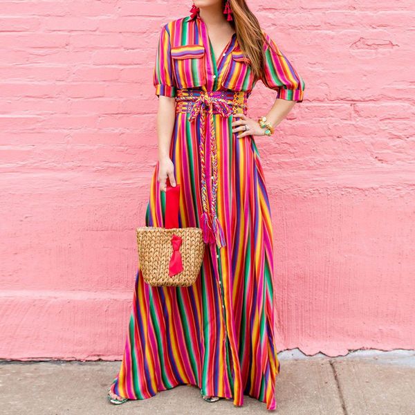 women boho long maxi dress lady evening party beach dress sundress short sleeve summer bohemian beach, Black;gray
women boho long maxi dress lady evening party beach dress sundress short sleeve summer bohemian beach, Black;gray