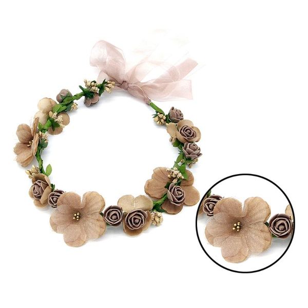 fashion head wreath for girls hair headband flower crown seaside holiday flower garland forehead hair headdress band accessories, Slivery;white
fashion head wreath for girls hair headband flower crown seaside holiday flower garland forehead hair headdress band accessories, Slivery;white