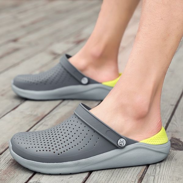 yards antiskid couples cross-border home outdoor two summer wear cool slippers croc with elastic sand hole hole shoes, Black
yards antiskid couples cross-border home outdoor two summer wear cool slippers croc with elastic sand hole hole shoes, Black